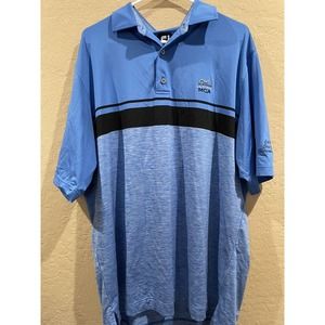 FootJoy Shirt Mens Extra Large Blue Polo Short Sleeve Golf FJ